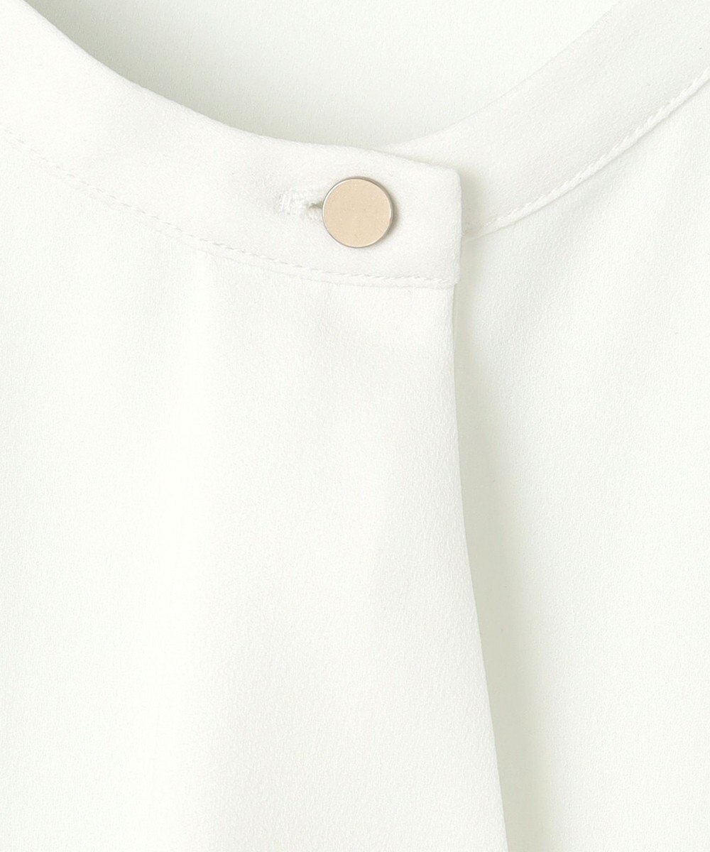 23区 【洗える】ストレッチジョーゼット アシンメトリー カットソー 