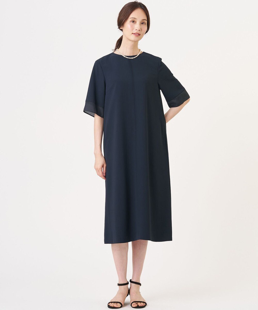 J.PRESS LADIES S 【セットアップ対応・人気素材】Light ジョーゼット ワンピース 