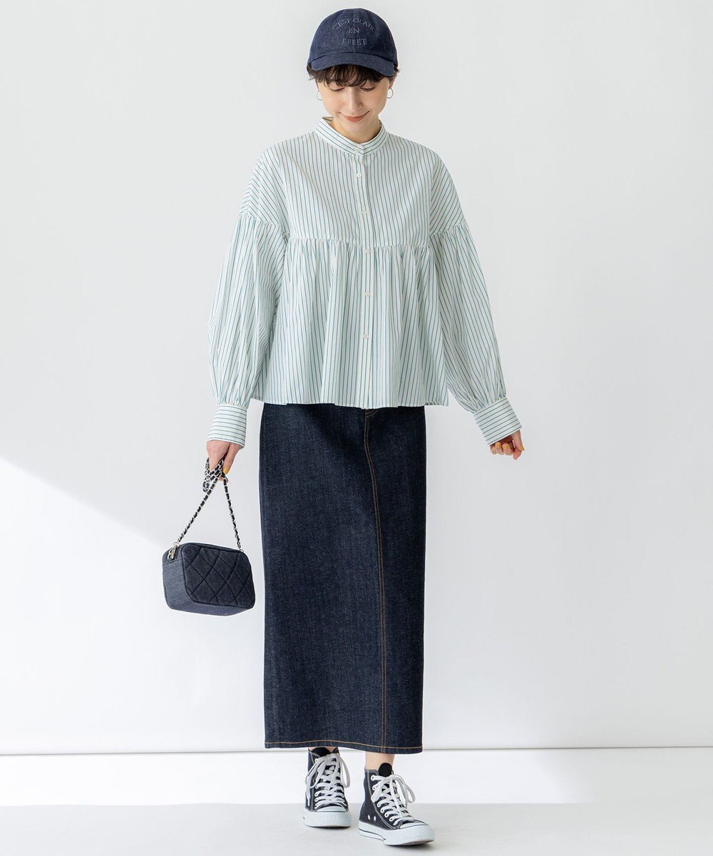 23区 【Oggi3月号掲載】デニム キルティング ショルダーバッグ 