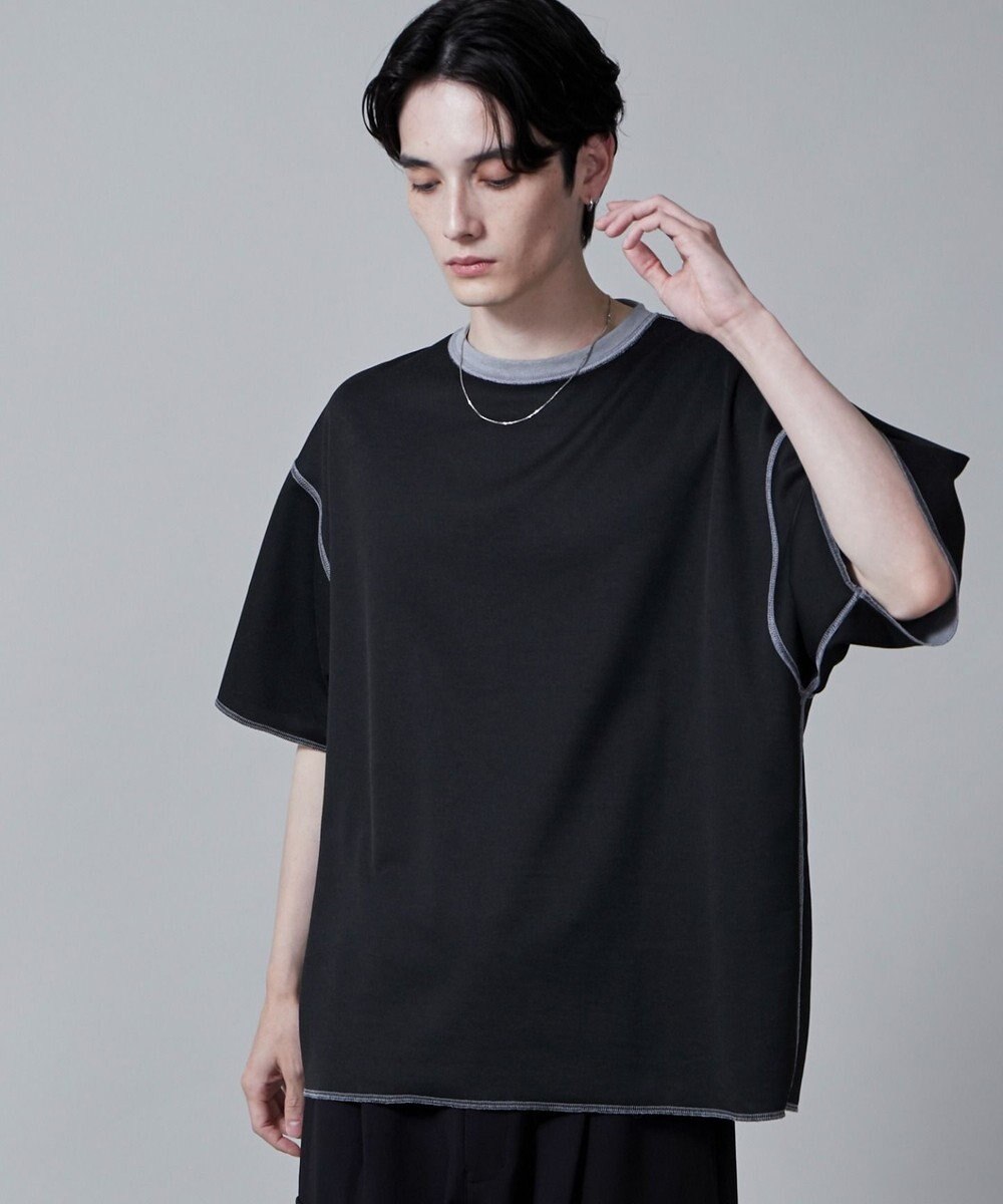 WEGO 【ユニセックス着用アイテム/リバーシブル】リバーシブルワンポイントT（S） 