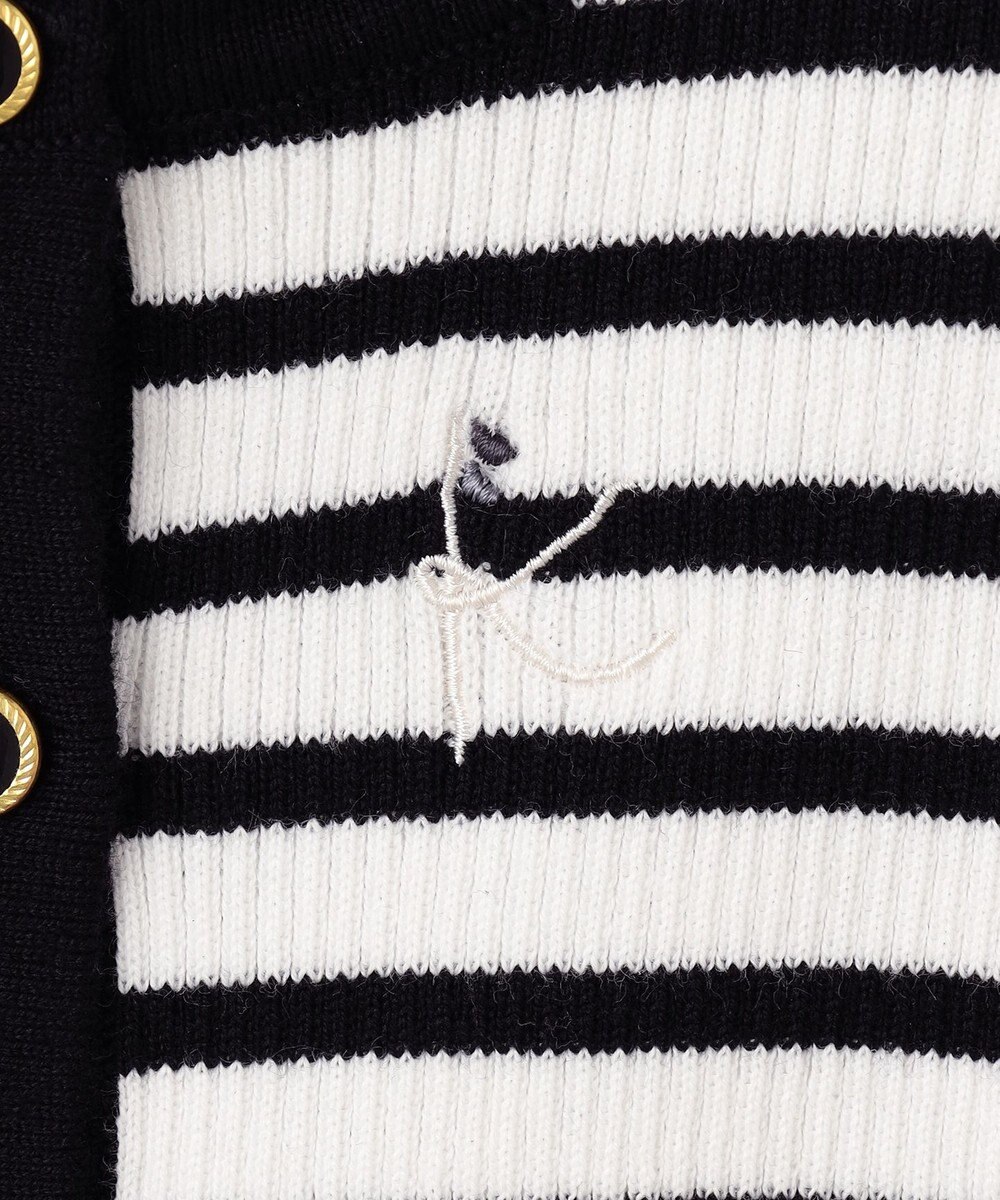 組曲 KIDS 【110-140cm】ボーダー カーディガン 