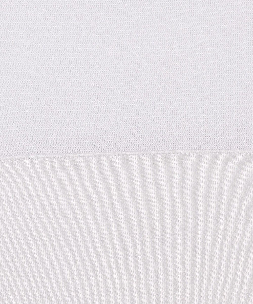 23区 L 【洗える】チュールフライス シアーハイネック カットソー 