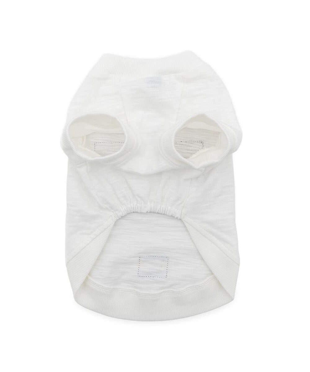 PET PARADISE Lee エンボス ロゴ Ｔシャツ 《ホワイト》 小型犬 