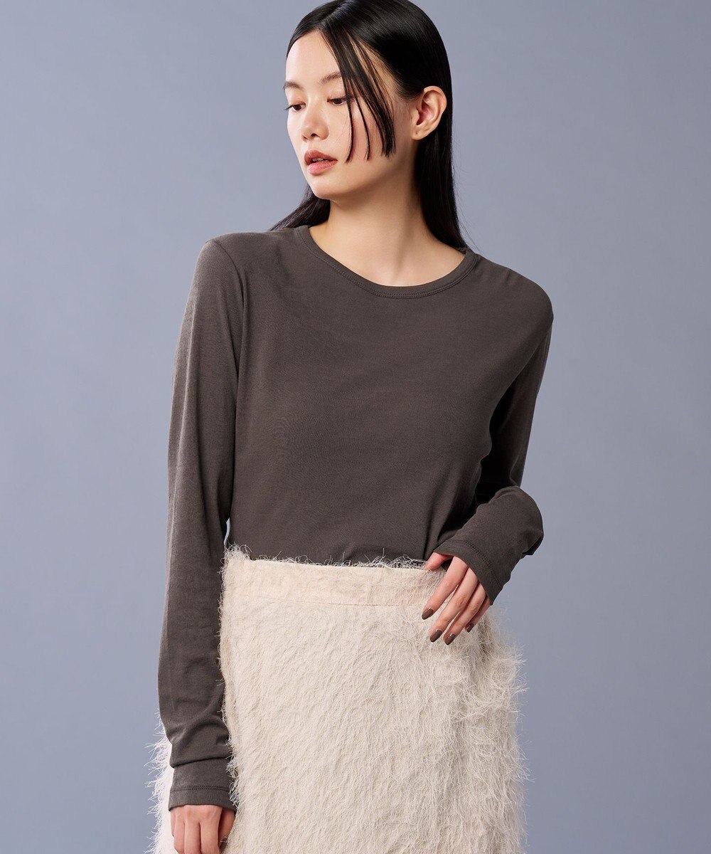 uncrave シアー クルーネック カットソー 