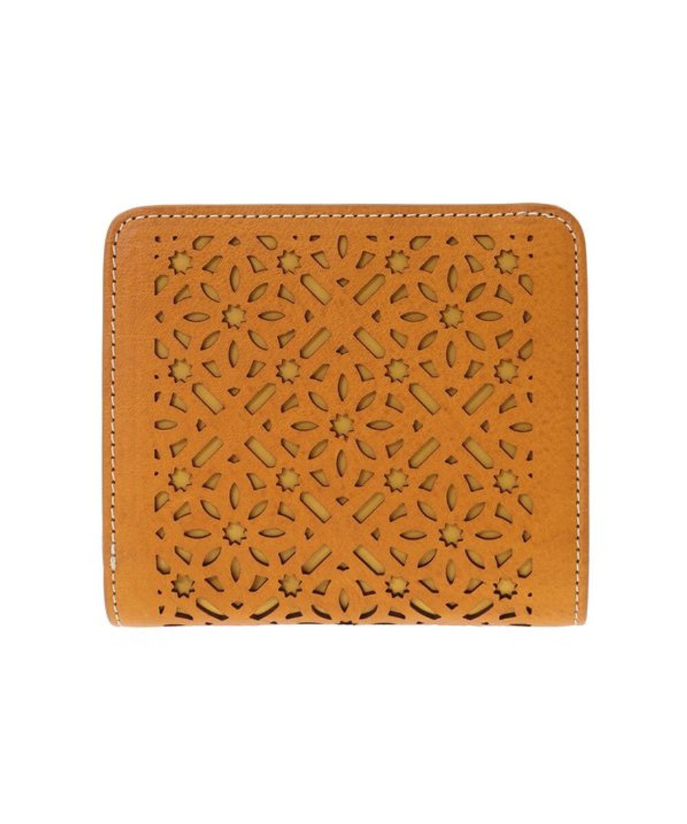 genten ダイヤカットワーク　二つ折り財布 