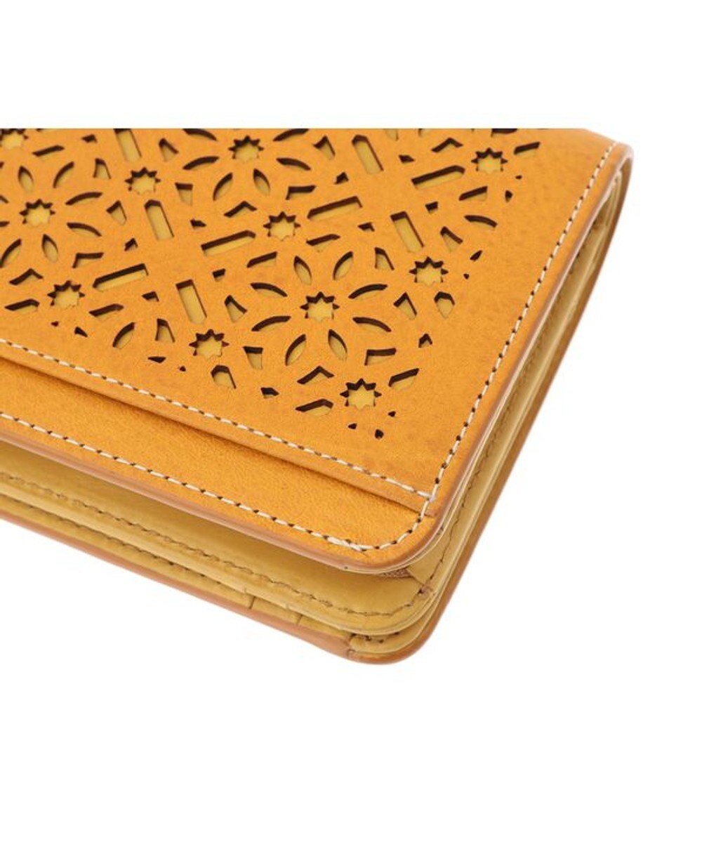 genten ダイヤカットワーク　二つ折り財布 