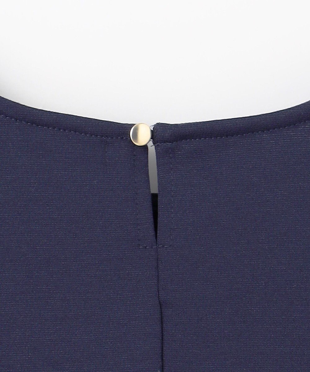 ANY ジョーゼット裏起毛ペプラムプルオーバー 