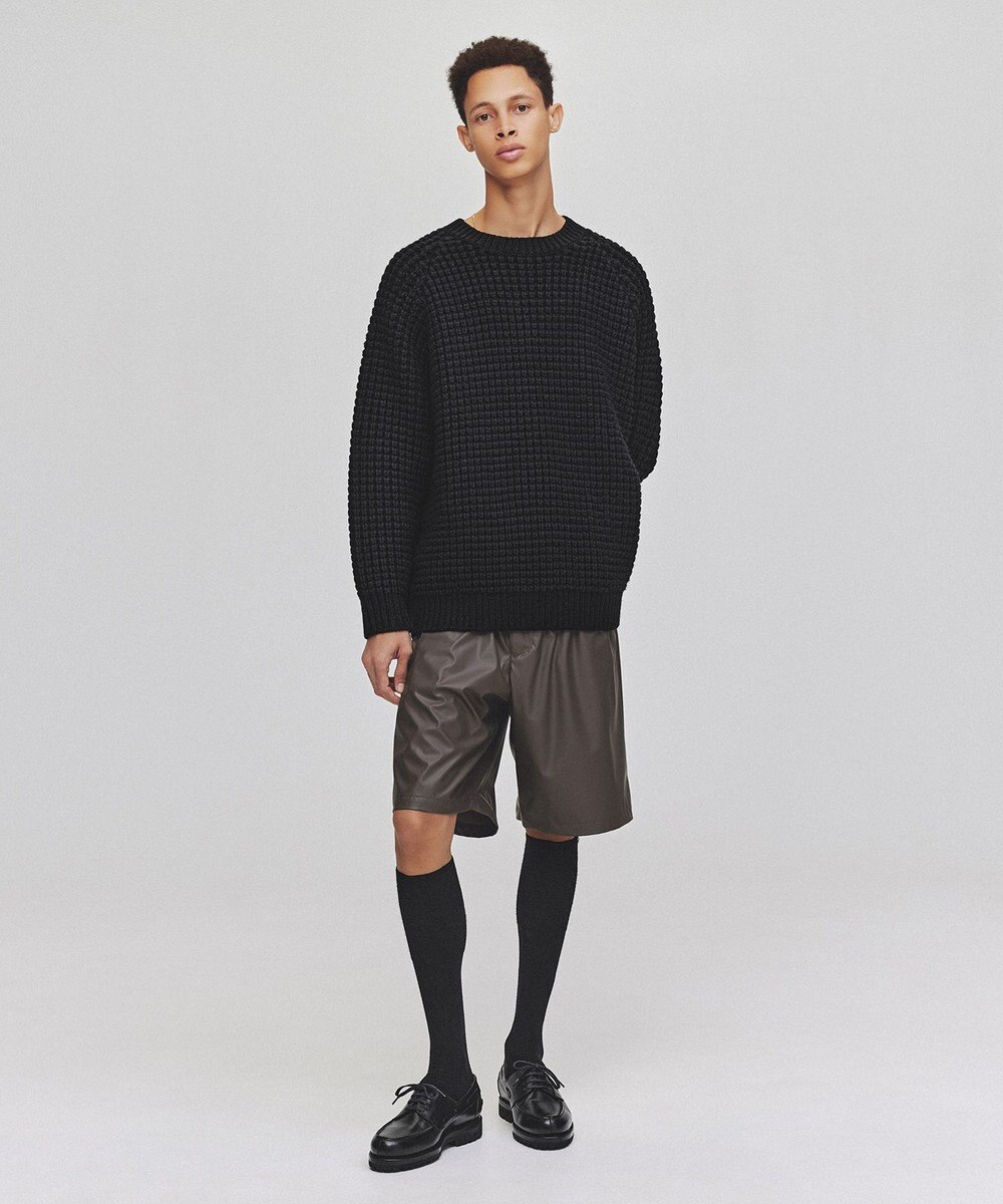 UNFILO MENS レザーライク ショートパンツ [24年春夏商品] 