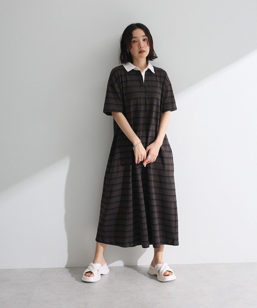 Green Parks ・ＳＵＧＡＲ　ＳＰＯＯＮ　ボーダーポロワンピース 