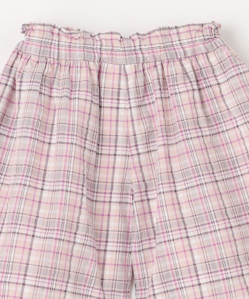 ANY KIDS チェック柄 ショート パンツ 