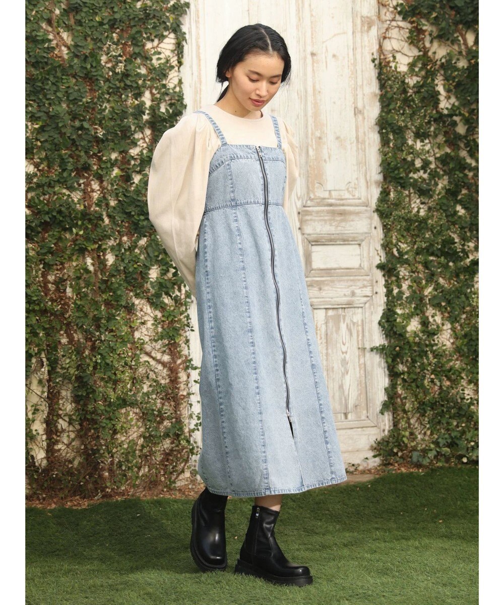 Green Parks ・ＥＬＥＮＣＡＲＥ　ＤＵＥ　デニム　Ｗ　ＺＩＰジャンスカ 