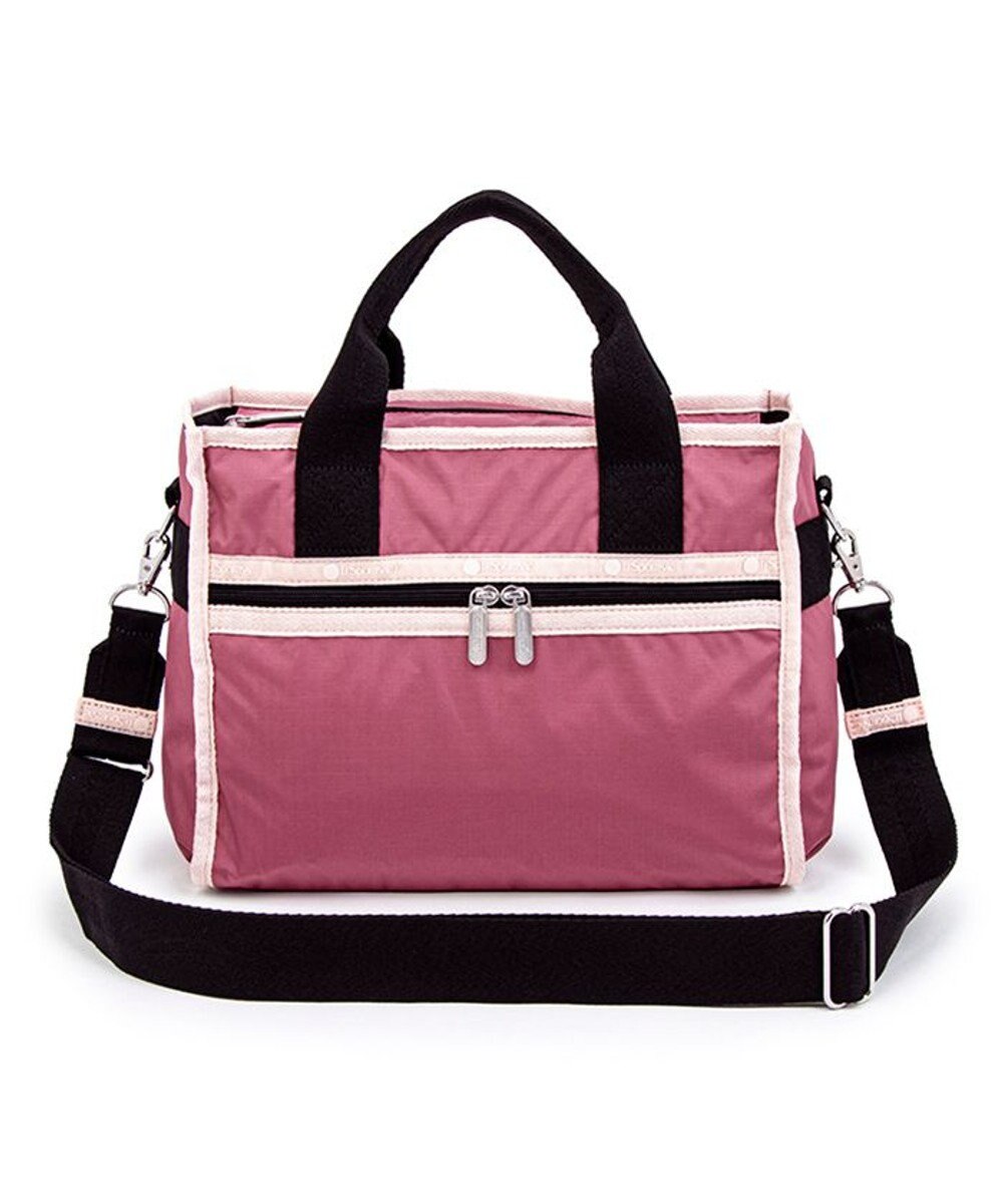 LeSportsac LARGE E/W TH TOTE/モーヴ/ピーチブラッシュ/ブラック 