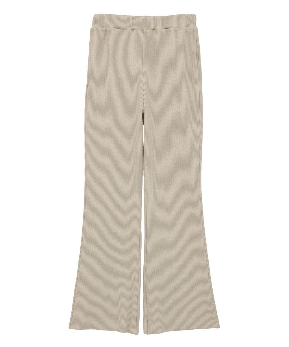 earth music&ecology セルフカットテレコフレアパンツ 