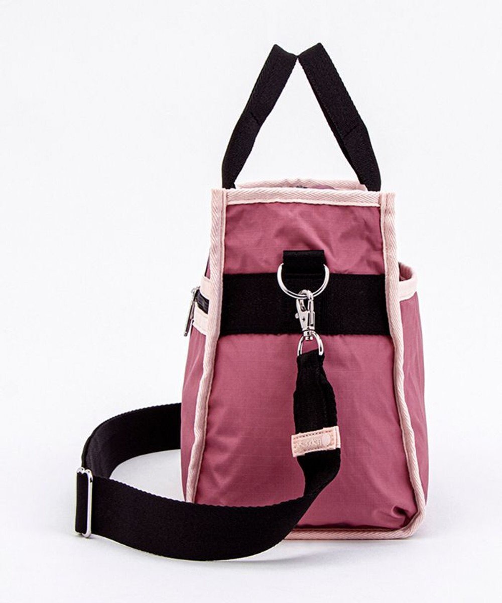 LeSportsac LARGE E/W TH TOTE/モーヴ/ピーチブラッシュ/ブラック 
