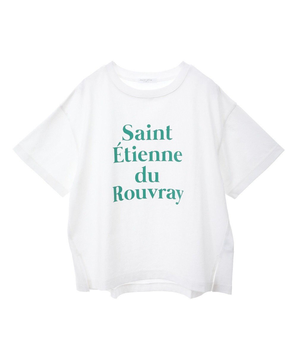 Green Parks 多段フェミニンロゴボックスＴシャツ 