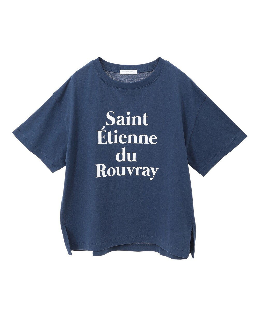 Green Parks 多段フェミニンロゴボックスＴシャツ 