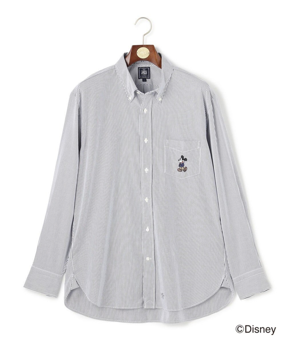 J.PRESS MEN 【DISNEY COLLECTION】【UNISEX】ピンオックス シャツ/ B.D. / ミッキーマウス 