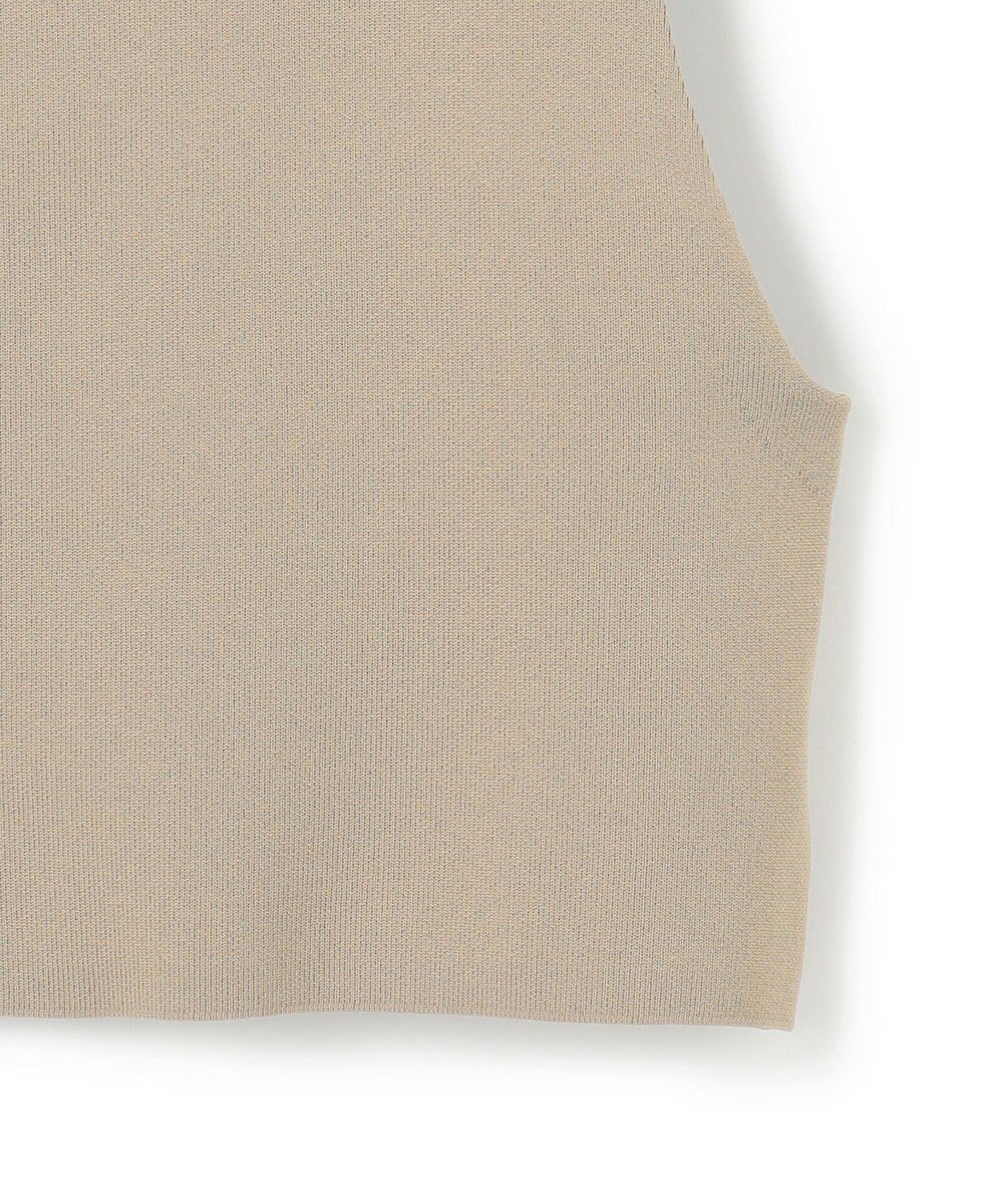 UNFILO フォルムニット クロップドベスト 