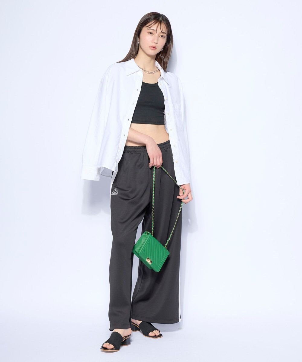 OP／FILA 【Kappa】ジャージ トラックワイドパンツ 