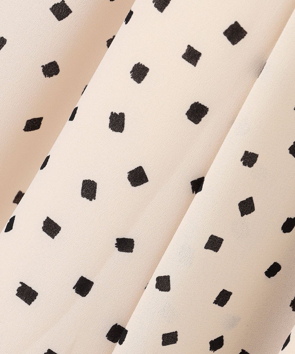 TOCCA 【八木アリサさん着用】【消臭】PROMISE RIBBON ROSETTE ドット柄ドレス 