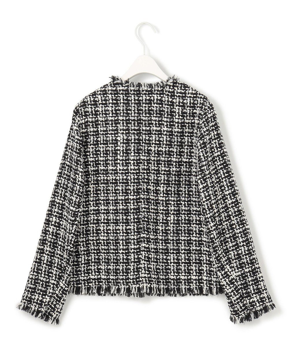 ICB 【CLASSY.1月号掲載】ルレックスツイード ノーカラージャケット 