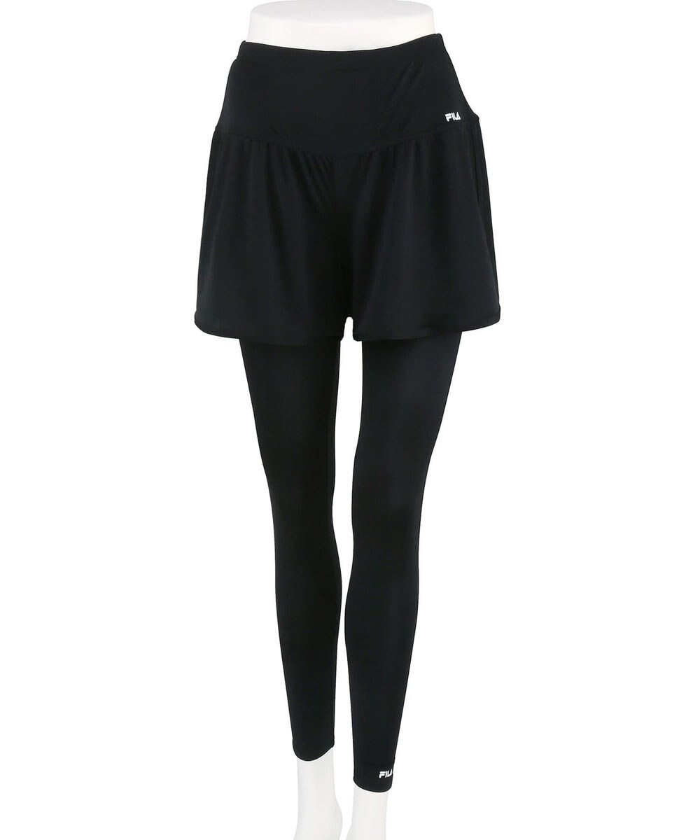 San-ai Resort（三愛水着楽園） 【WEB限定】水陸両用キュロット付レギンス2点【FILA（フィラ）】 