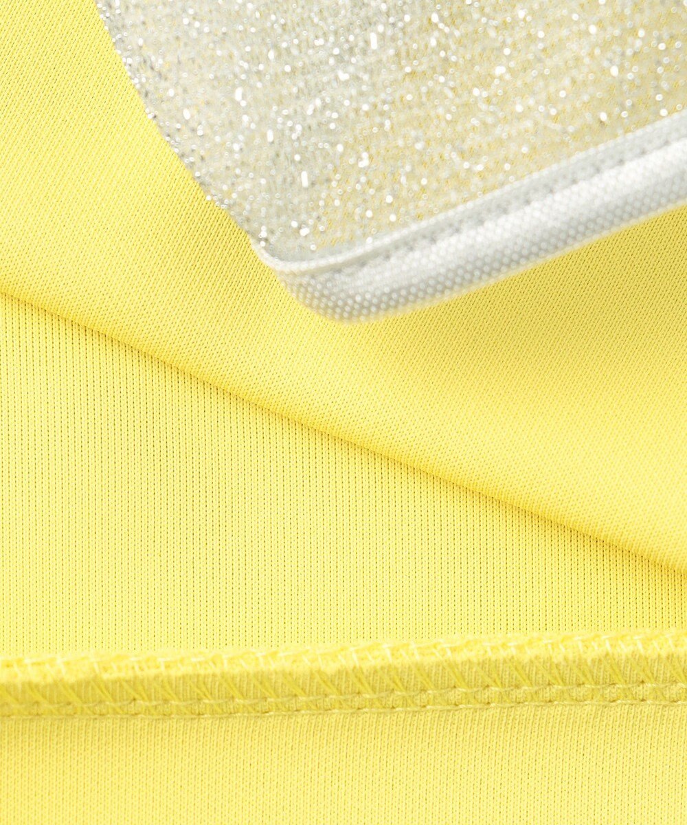 23区GOLF 【WOMEN】シアーラメ袖デザイン ライトダンボールモックネック 