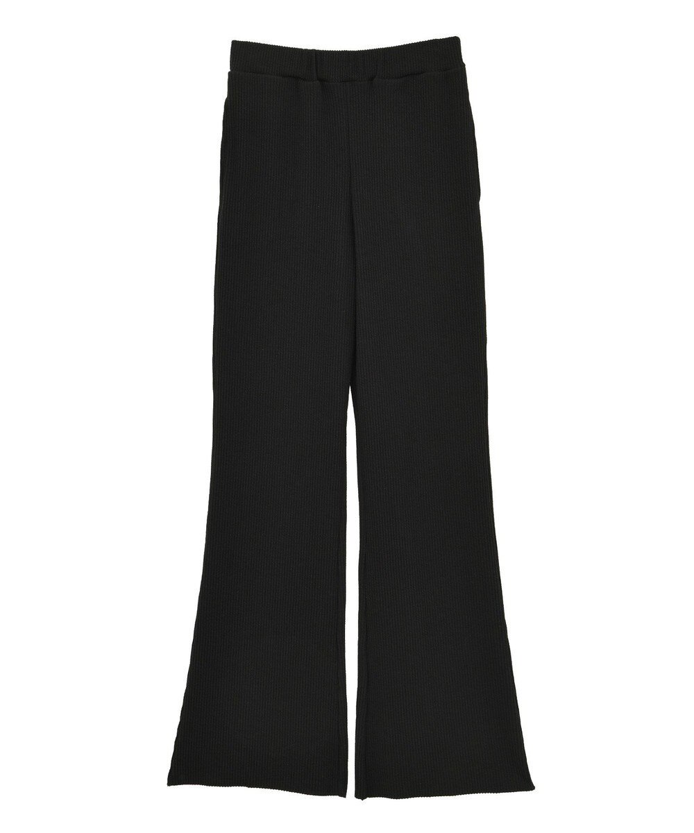 earth music&ecology セルフカットテレコフレアパンツ 