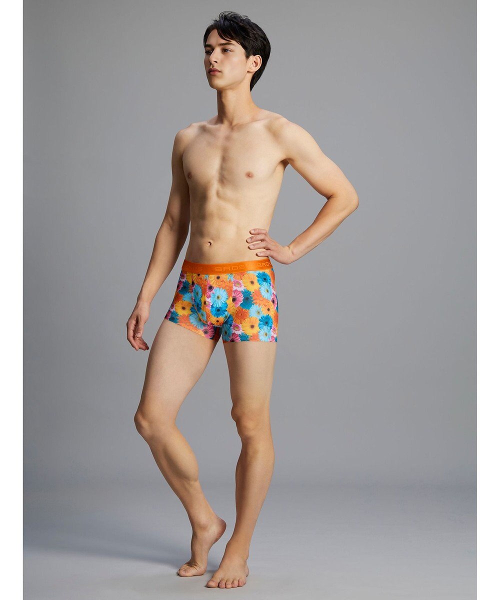 WACOAL MEN ボクサーパンツ 【ハナコトバパンツ】 フロント快適設計 肌あたり軽減設計 誕生日 記念日 前閉じ 下着 メンズ GT3221 /ブロス バイ ワコールメン 