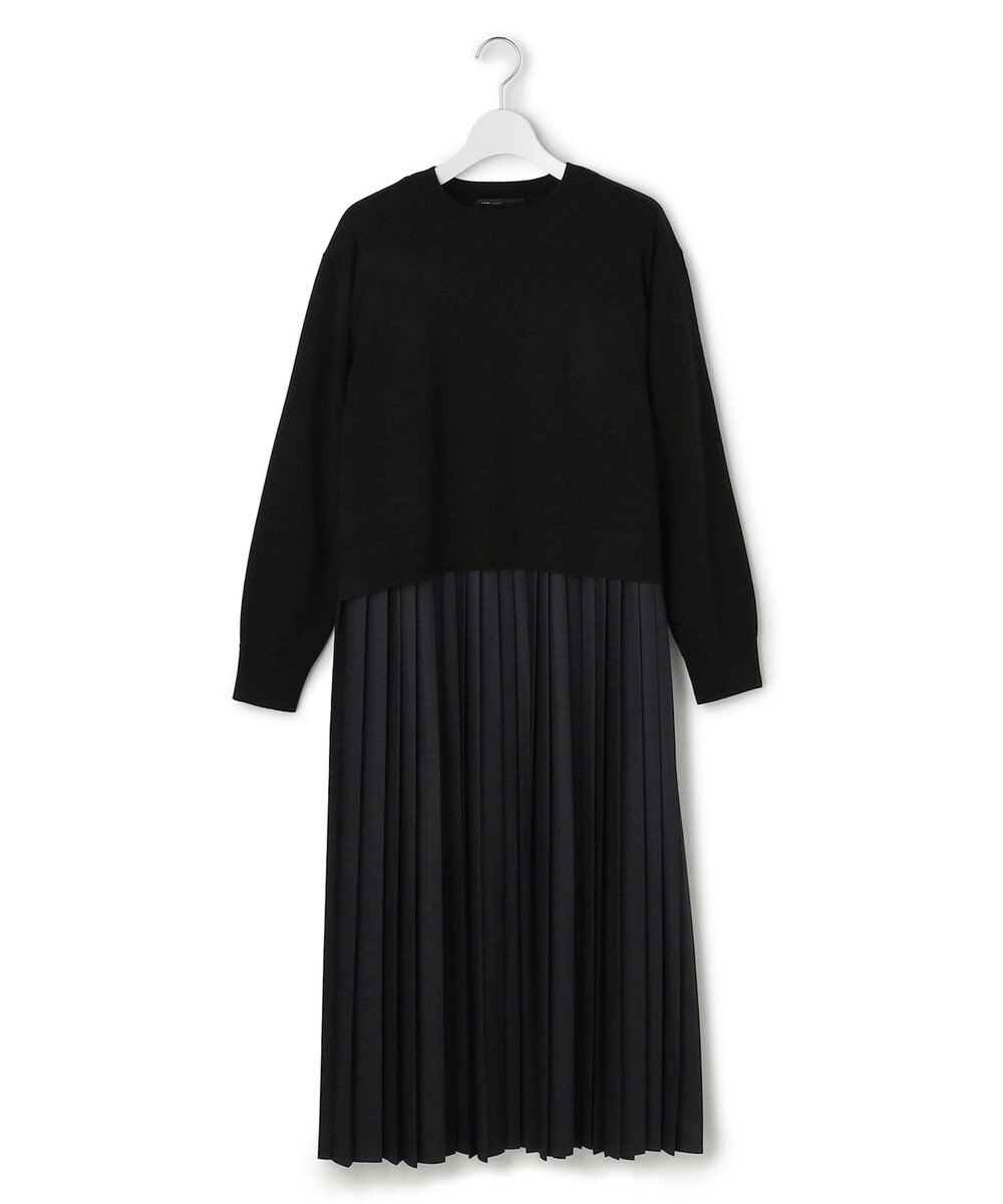 23区 L ニットセットアップ プリーツコンビ ワンピース 