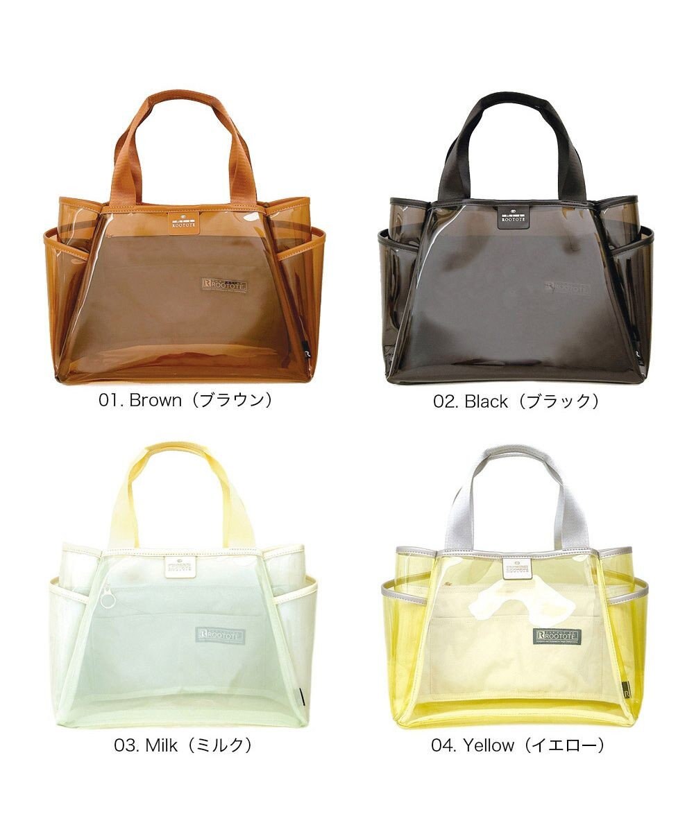 ROOTOTE 3670【仕切り+自立】LT.デリ.パルーティ.クリア-A 