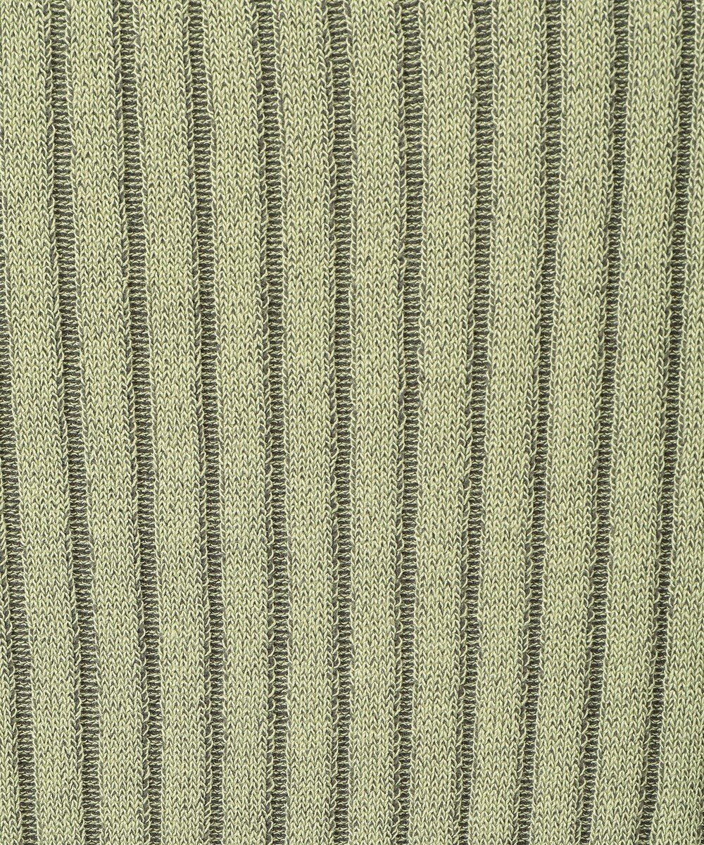 Green Parks 配色リブニットプルオーバー 