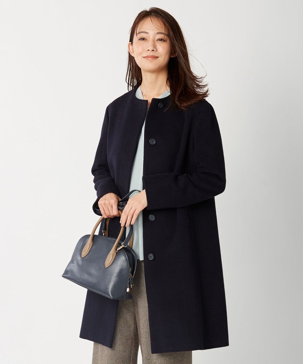 アンゴラビーバー ノーカラーコート / J.PRESS LADIES | ファッション