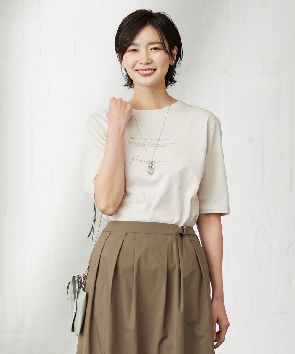 J.PRESS LADIES ロゴ Tシャツ 