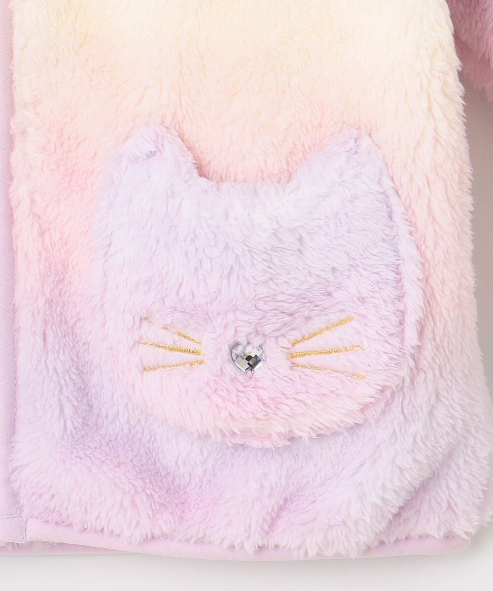 ANY KIDS ネコポケットボアブルゾン 