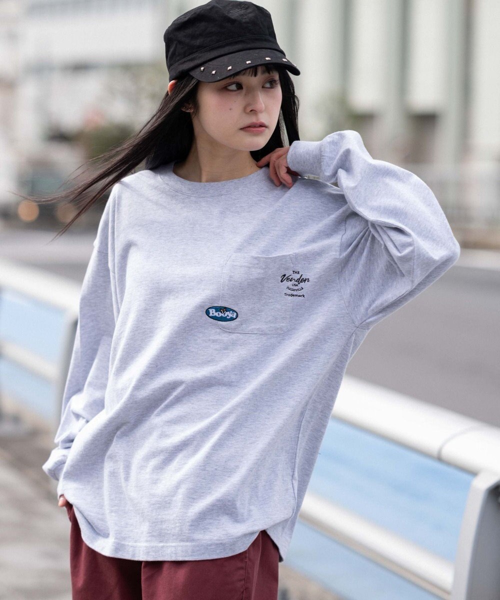 WEGO 【ユニセックス着用ITEM】ポケット刺繍BIG　T（長袖） 