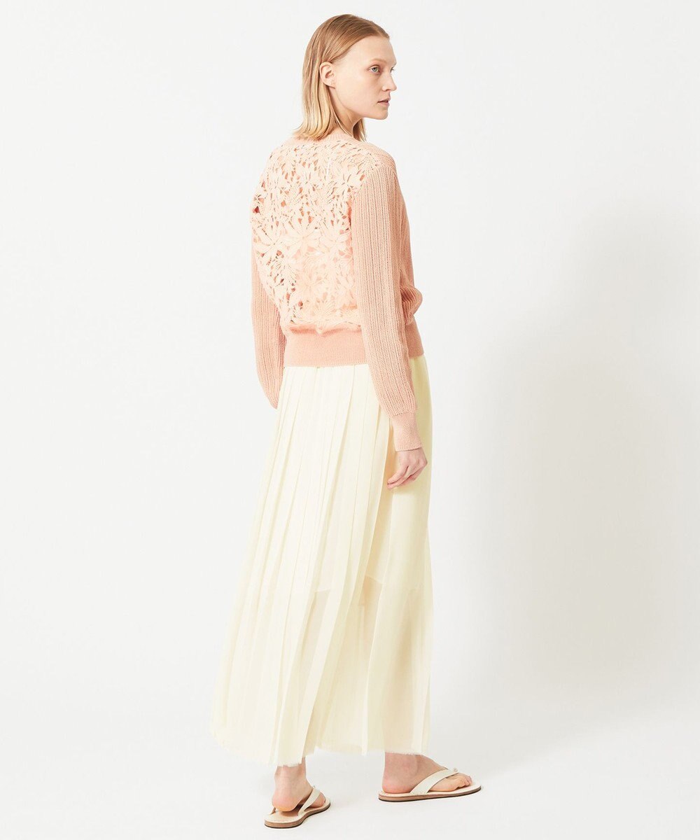 BEIGE， 【S-size】GARDENIA / クルーネックニット 