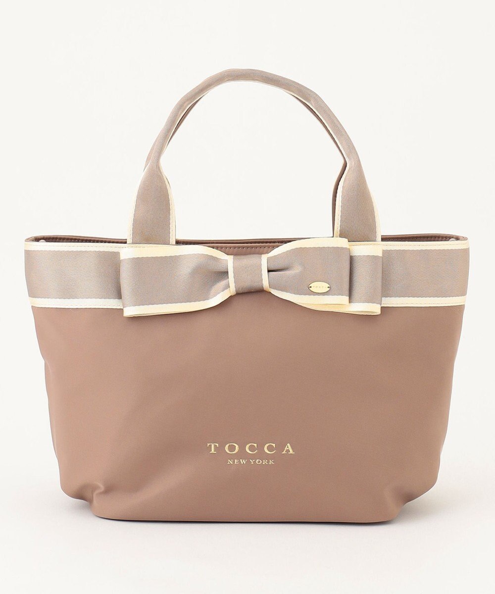 TOCCA 【撥水】BICOLOR RIBBON TOTE トートバッグ 