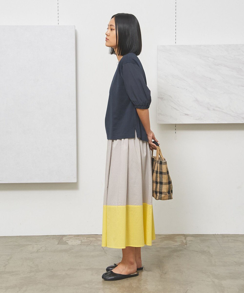 J.PRESS YORK STREET 【WOMEN】ツイストスリーブジャージ プルオーバー 