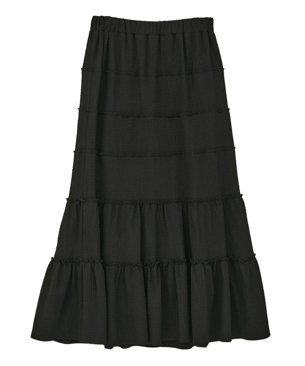 earth music&ecology メロー切替フレアスカート 