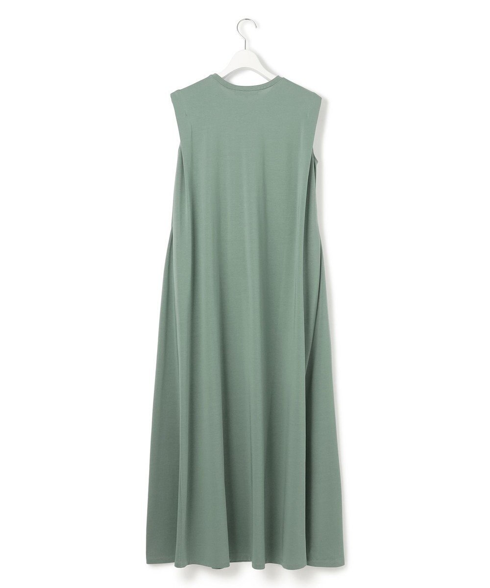 23区 L 【Oggi8月号掲載/接触冷感/洗える】ツイストコットンプレーティング スリーブレスワンピース 