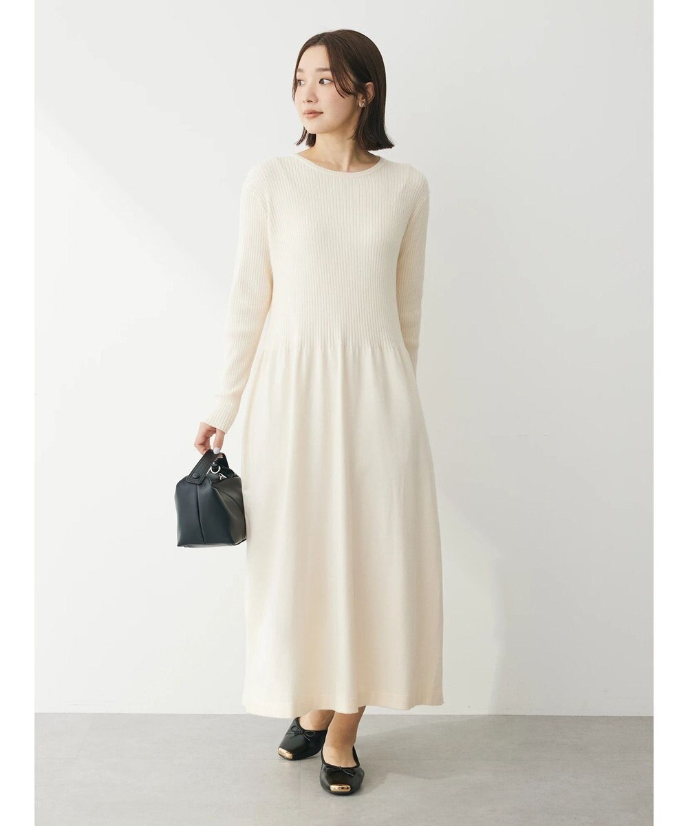 Green Parks ・Ｐｅｔｉｔ　Ｆｌｅｕｒ　フレアニットワンピース 