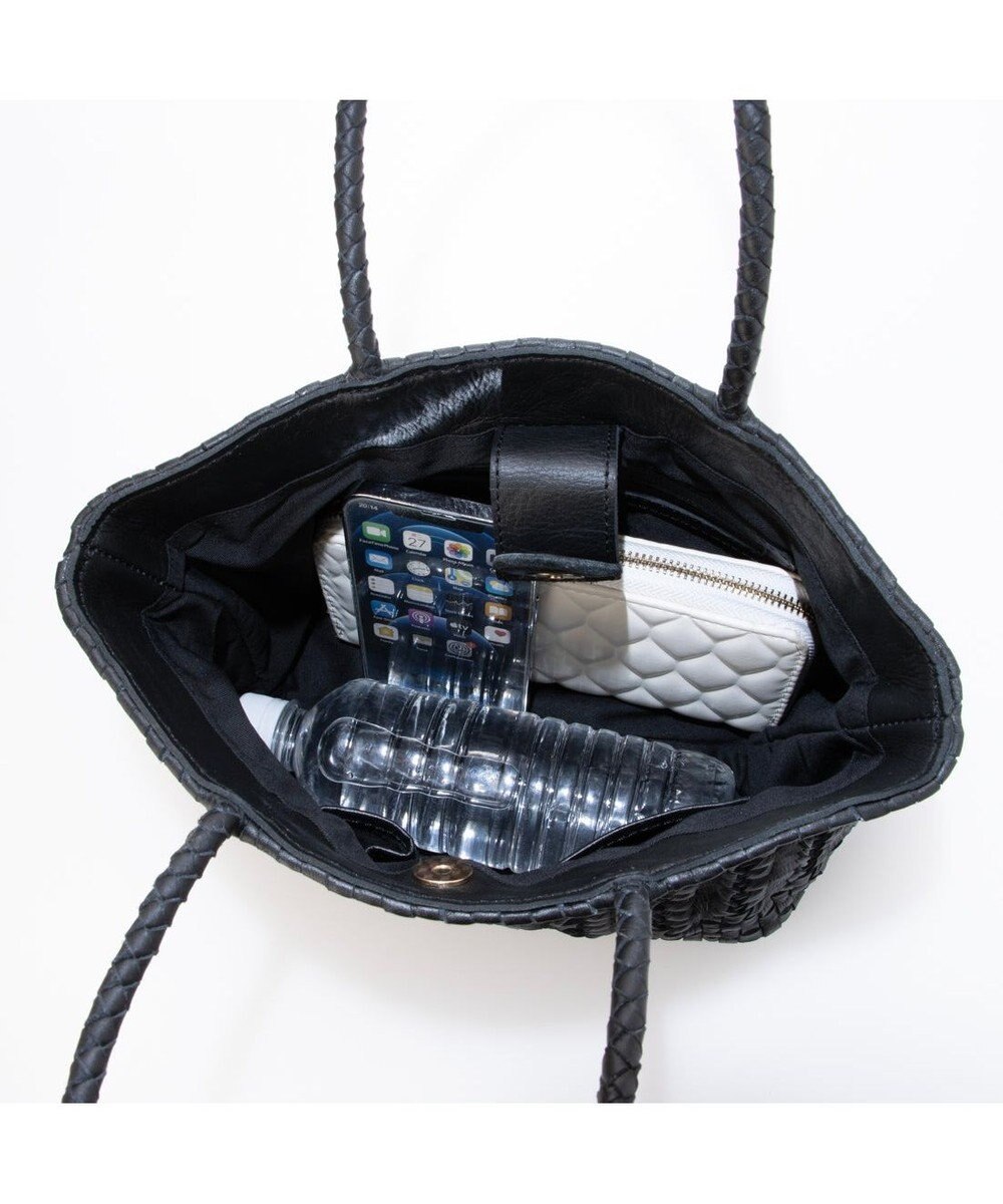 UNBILLION ペルケ perche / 牛革メッシュ編みトートS 