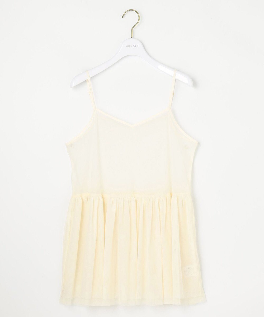 ANY SIS 【洗える】チュールレイヤード インナー 