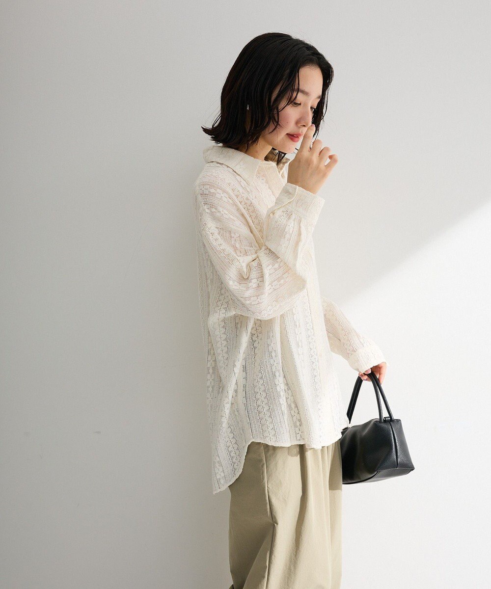 Green Parks 長袖レースシャツ 