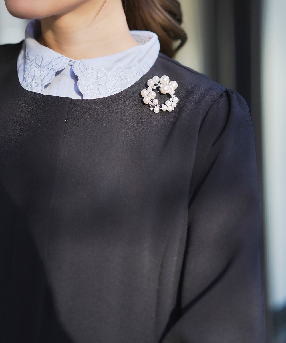 Tiaclasse 【ダブルストレッチ・洗える】ノーカラーAラインコート 