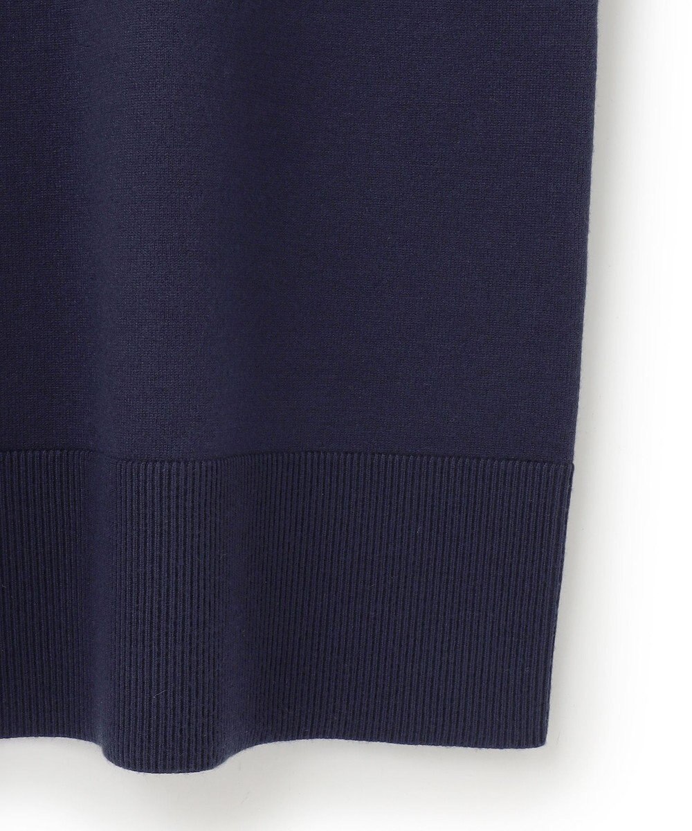 UNFILO ネックビジュー ニットワンピース 