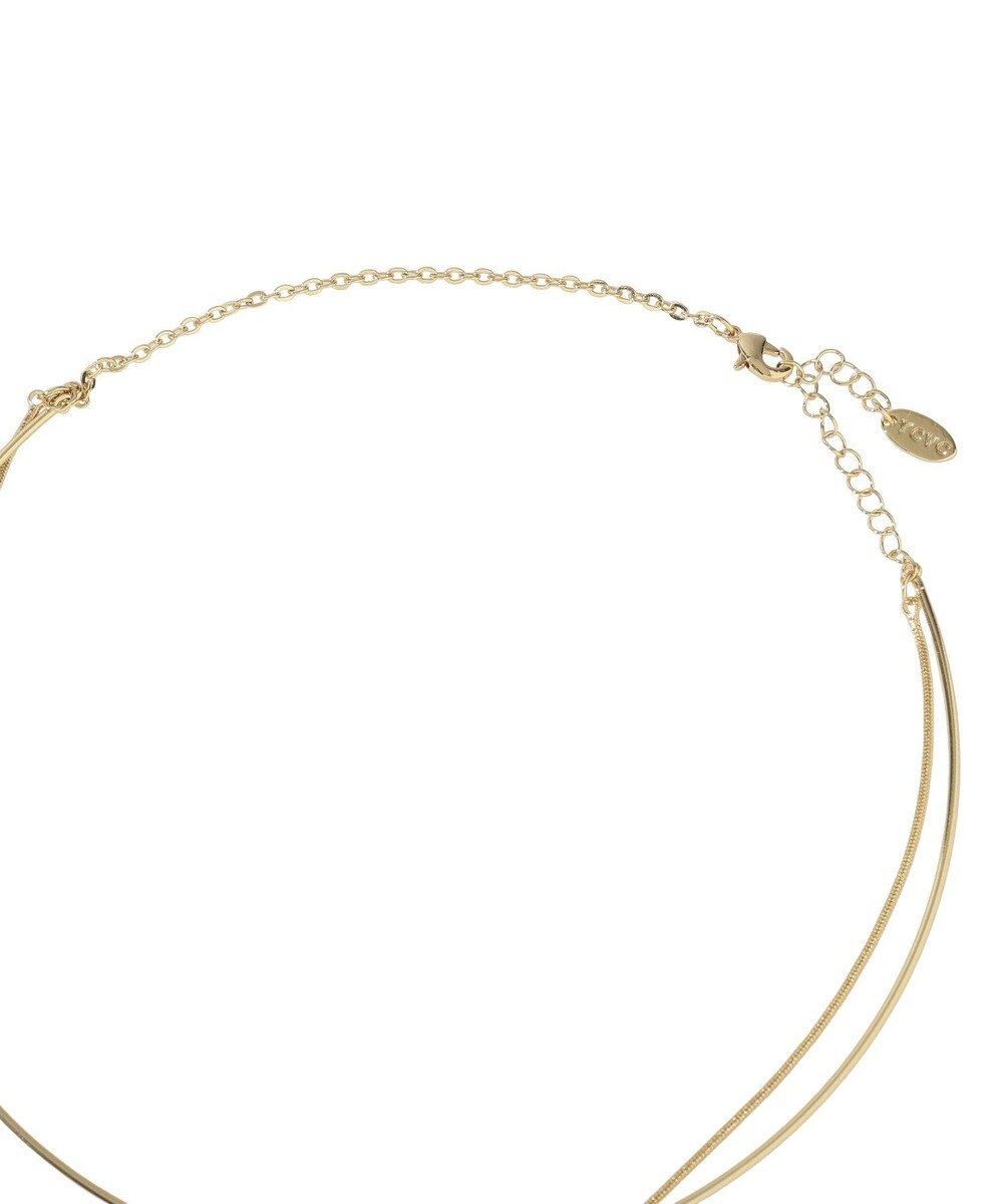 YECCA VECCA ハーフチョーカーY字ネックレス 