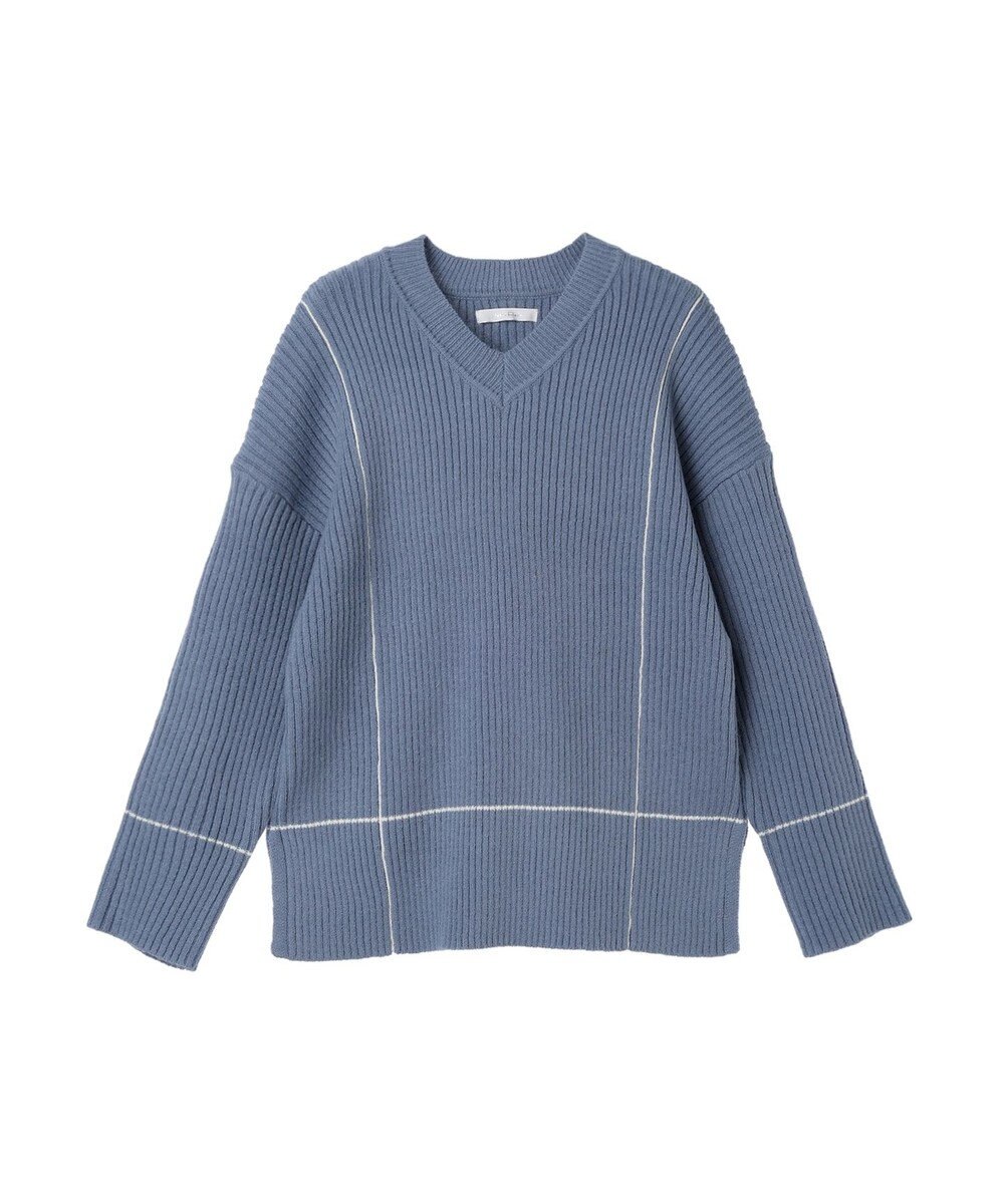 Green Parks ・Ｐｅｔｉｔ　Ｆｌｅｕｒ　Ｖネックラインニットチュニック 