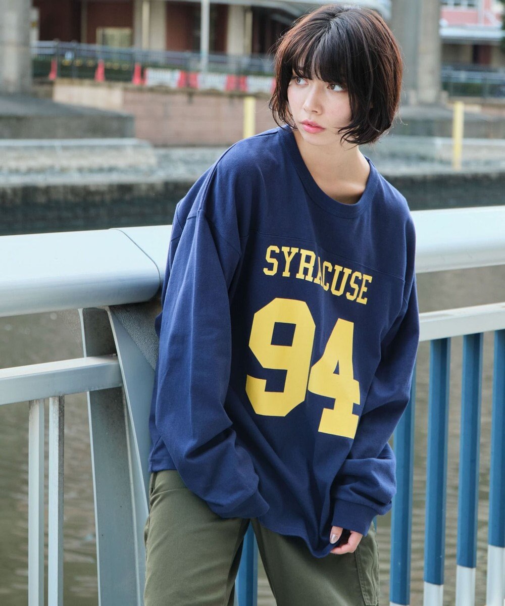 WEGO 【ユニセックス着用ITEM】ナンバリングフットボールBIG　T（LS） 